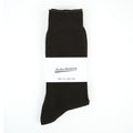 Cotton Ribbed Socks Chocolate
